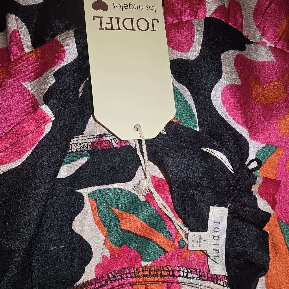 JODIFL Vibrant Multicolor Patterned Dress